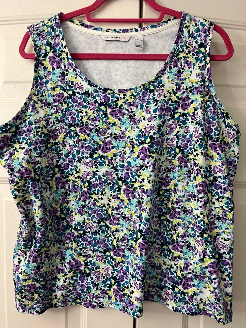 Isaac Mizrahi New Cotton Tank